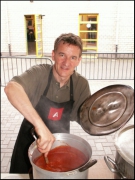 De Burgemeester kookt voor Sint Andries